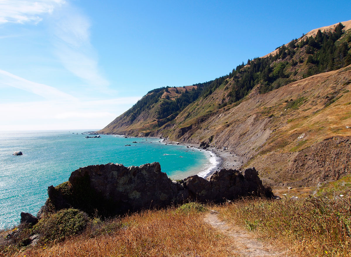 A colorful cove beyond Punta Gorda