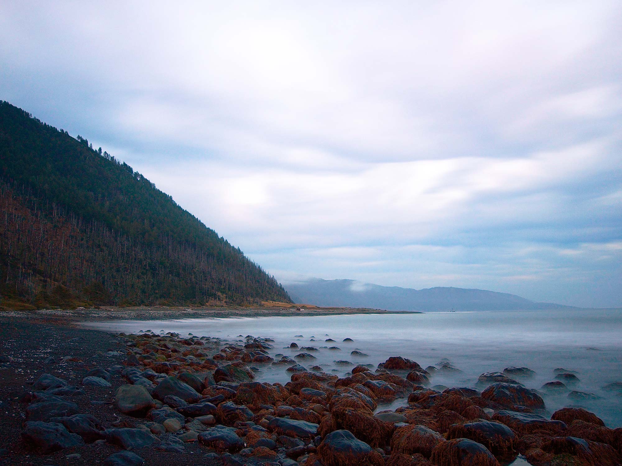 Dusk at Big Flat Creek