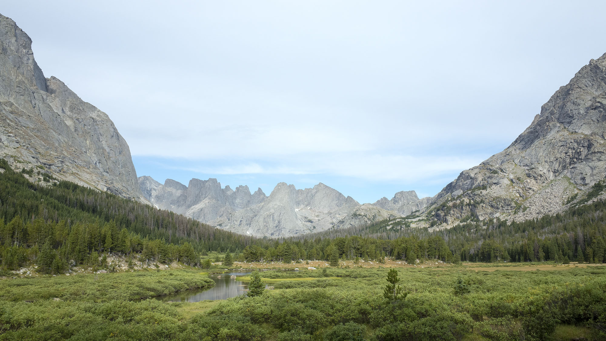 On the way to Lonesome Lake
